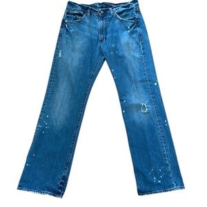 UPCYCLED, DISTRESSED & DESTROYED DESIGNER DENIM JEANS Size 32 x 32